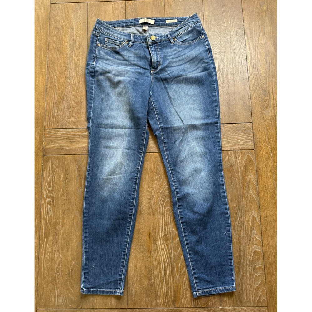 Vintage America Blues Boho Skinny Jeans Womens 10/30 Blue Stretch Denim